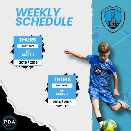 St Marys Boys | Cork PDA  | 4 Week Block